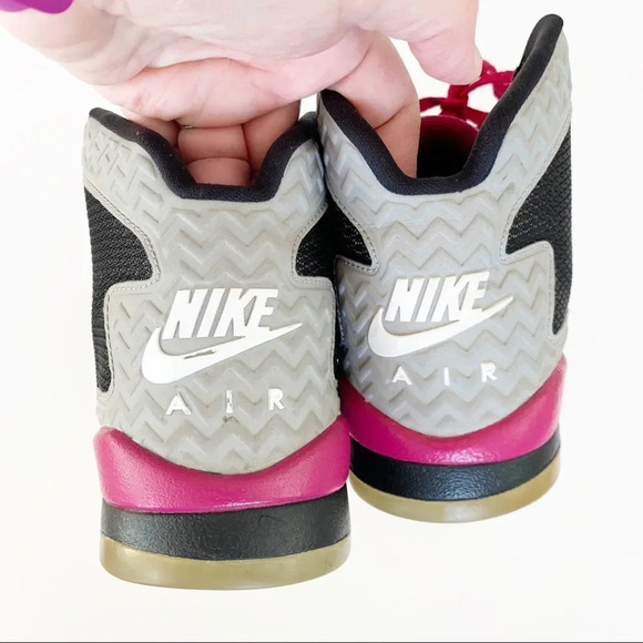 Nike Air Jordan Spike Forty Youth‎ 7 7Y Black Gray Fuchsia Sport 811121-009 - Picture 4 of 13